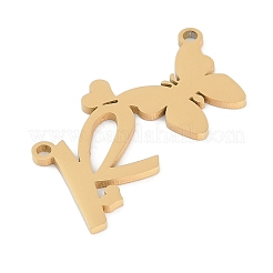 Pendentifs en acier inoxydable 304&nbsp;STAS-L279-002G-R