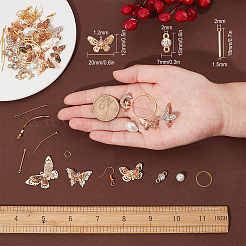 Kits para hacer pendientes de mariposa&nbsp;DIY-SC0018-69