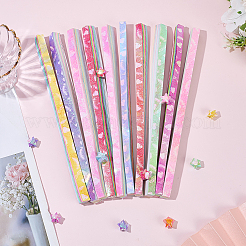 900 tira de papel hecha a mano de 10 colores&nbsp;DIY-SC0033-87C