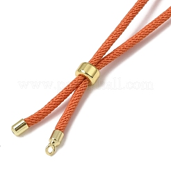 Braccialetto con cordino intrecciato in nylon rotondo regolabile da 3 mm&nbsp;FB-CBAA152-04G-28