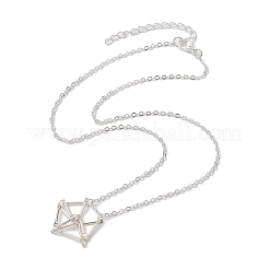 Bolsa de macramé de latón&nbsp;NJEW-JN04575-01