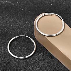Orecchini a cerchio in ottone&nbsp;EJEW-G474-01S-04