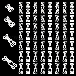 120bgas 4 estilos de gancho y ojo de nailon y hierro&nbsp;DIY-NB0016-10B