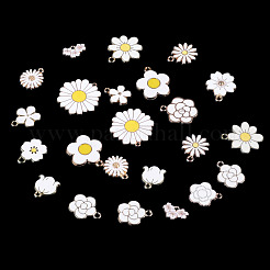64pcs 16 styles de pendentifs en émail en alliage&nbsp;ENAM-TA0004-13