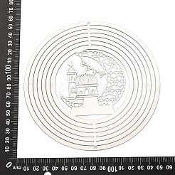 201 breloques/maillons de connecteur en acier inoxydable&nbsp;STAS-D386-05G-P