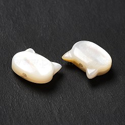 Natürlichen weißen Muschelperlen&nbsp;SHEL-G014-10A-01