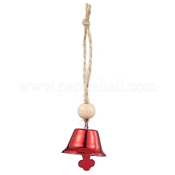 3 pendentif décoratif en forme de cloche en fer&nbsp;HJEW-JM02489