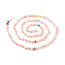 Chaînes de perles en pâte polymère faites à la main&nbsp;AJEW-JB00975
