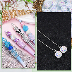 50pcs perles de strass en résine&nbsp;RESI-PA0001-45B