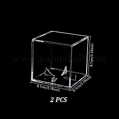 Anti-UV-Baseball-Vitrinen aus Acryl&nbsp;CON-WH0130-02