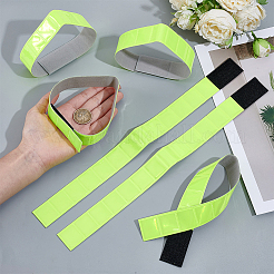 6 pz braccialetti riflettenti in PVC per ciclismo e corsa&nbsp;AJEW-GF0013-33B