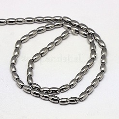 Galvanisieren unmagnetische synthetischen Hämatitkornen Stränge&nbsp;G-J168-5x3mm-01