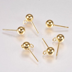 202 elementi per orecchini a bottone in acciaio inossidabile&nbsp;STAS-G173-12G-6mm
