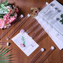 Récipients à billes en plastique transparents avec couvercles&nbsp;CON-WH0092-81A