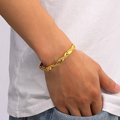 Bracciali a catena con maglie incrociate in lega per donna&nbsp;FS-WG514BD-04