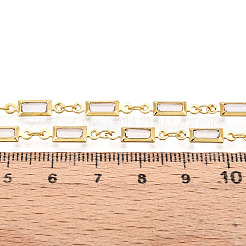 Rechteckige Gliederketten aus Messing&nbsp;CHC-N023-03A-G