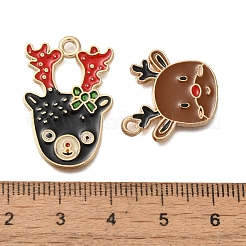 Noël alliage thème pendentifs émail&nbsp;FIND-M039-01E