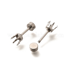 Ohrstecker-Beschläge aus Edelstahl 304&nbsp;STAS-F311-18P-01B