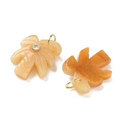 Pendentifs sculptés en jade topaze naturelle&nbsp;GG-CBA67BD-02G-C