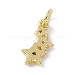 Ottone micro spianare fascino zirconi&nbsp;ZIRC-F132-18G