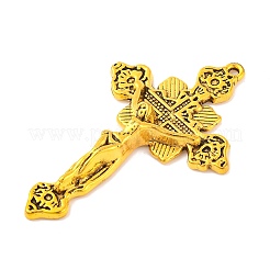 Pendentifs en alliage de style tibétain&nbsp;X-TIBEP-3035-AG-NR