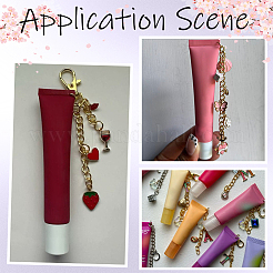 Kits de porte-clés brillant à lèvres à faire soi-même&nbsp;DIY-SP0007-47