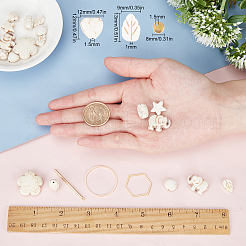 Kits de fabrication de boucles d'oreilles bricolage&nbsp;DIY-SC0001-46