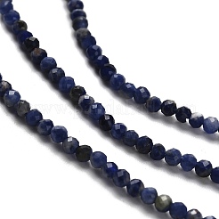 Chapelets de perles en sodalite naturelle&nbsp;G-RM2025-A19-2mm-B