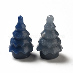 Decorazioni espositive in avventurina blu naturale tinta e riscaldata&nbsp;G-G997-E09