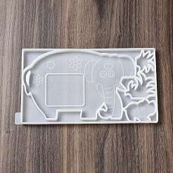 DIY Elefant Fotorahmen & Grasdekoration Silikonformen&nbsp;LS-DIY-I099-56