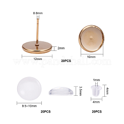Fare orecchino fai-da-te&nbsp;DIY-JP0005-26G-10mm