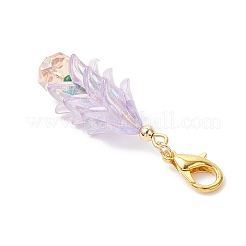Perles de rocaille en verre et décorations suspendues en acrylique&nbsp;HJEW-MZ00388
