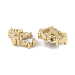 Messing micro pave klar zirkonia charme&nbsp;LS-KK-L212-20G