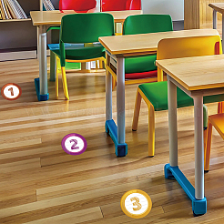 42 Stück selbstklebende dekorative Papieraufkleber mit Zahlenmotiven&nbsp;DIY-WH0646-010