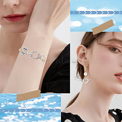 100 Stück 10 Stile Perlenrahmen aus Legierung im tibetischen Stil&nbsp;FIND-YW0007-62