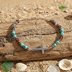 Verstellbare Edelstahl-Kreuzgliederarmbänder&nbsp;HT4898