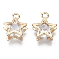Charms in ottone micro cubic zirconia&nbsp;KK-N235-034A