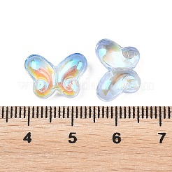 Perles de verre transparentes plaquées couleur ab&nbsp;GLAA-Z020-01C