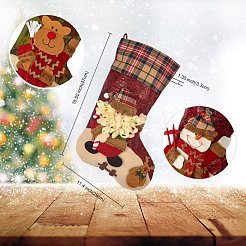 3pcs 3 sacs-cadeaux de chaussettes de noël de style&nbsp;sgHJEW-SZ0001-10