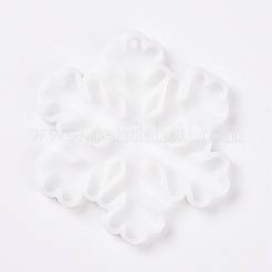 Moldes de silicona para colgantes de copos de nieve&nbsp;X-DIY-K051-26