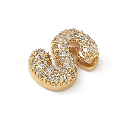 Pendentifs avec zircon cubiques à micro-pavés en laiton&nbsp;KK-A300-02G-S