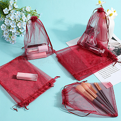 50 pz grandi sacchetti in organza per scarpe portatili&nbsp;OP-SP0001-03C-04