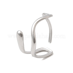 Offene Manschettenringe aus 304 Edelstahl für Damen&nbsp;RJEW-K313-13P
