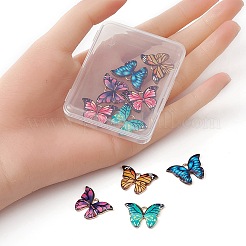 10pcs pendentifs en alliage imprimé 5 couleurs&nbsp;ENAM-YW0003-19