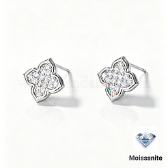 925 Ohrstecker aus Sterlingsilber mit Moissanit-Pavé für Damen&nbsp;NZ9775