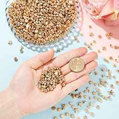 1200 pièces 6 styles de perles en plastique ccb&nbsp;CCB-PA0001-10G