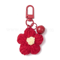 Blumenanhänger aus Baumwolle&nbsp;HJEW-JM02916-02