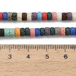 Synthetische Lavasteinperlenstränge&nbsp;G-A317-A01-02