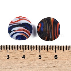 Undurchsichtige handgefertigte Bunte Malerei-Perlen&nbsp;BLOW-D006-04A