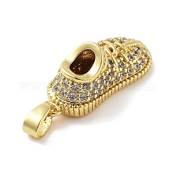 Colgante micropavé cubic zirconia de latón&nbsp;KK-F877-12G